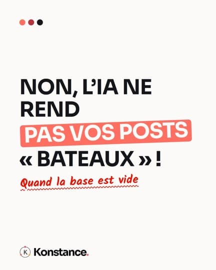 Non, l’IA ne rend pas vos posts « bateaux » !